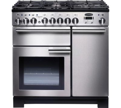 Rangemaster Professional Deluxe 100 Dual Fuel Range Cooker - Stainless Steel & Chrome Rangemaster Professional Deluxe 100 Dual Fuel Range Cooker - Stainless Steel & Chrome